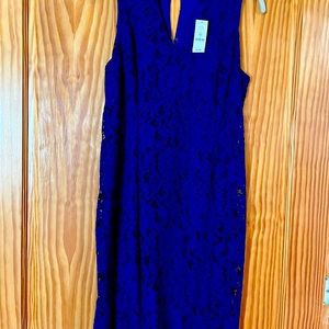 WHBM lace sheath dress.